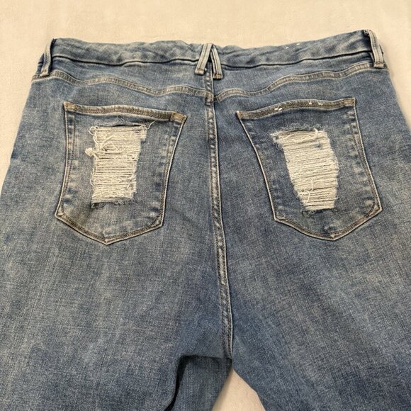 GOOD AMERICAN Good Legs Straight High Rise Jeans Size 18 GLSNF740OP - Picture 6 of 10